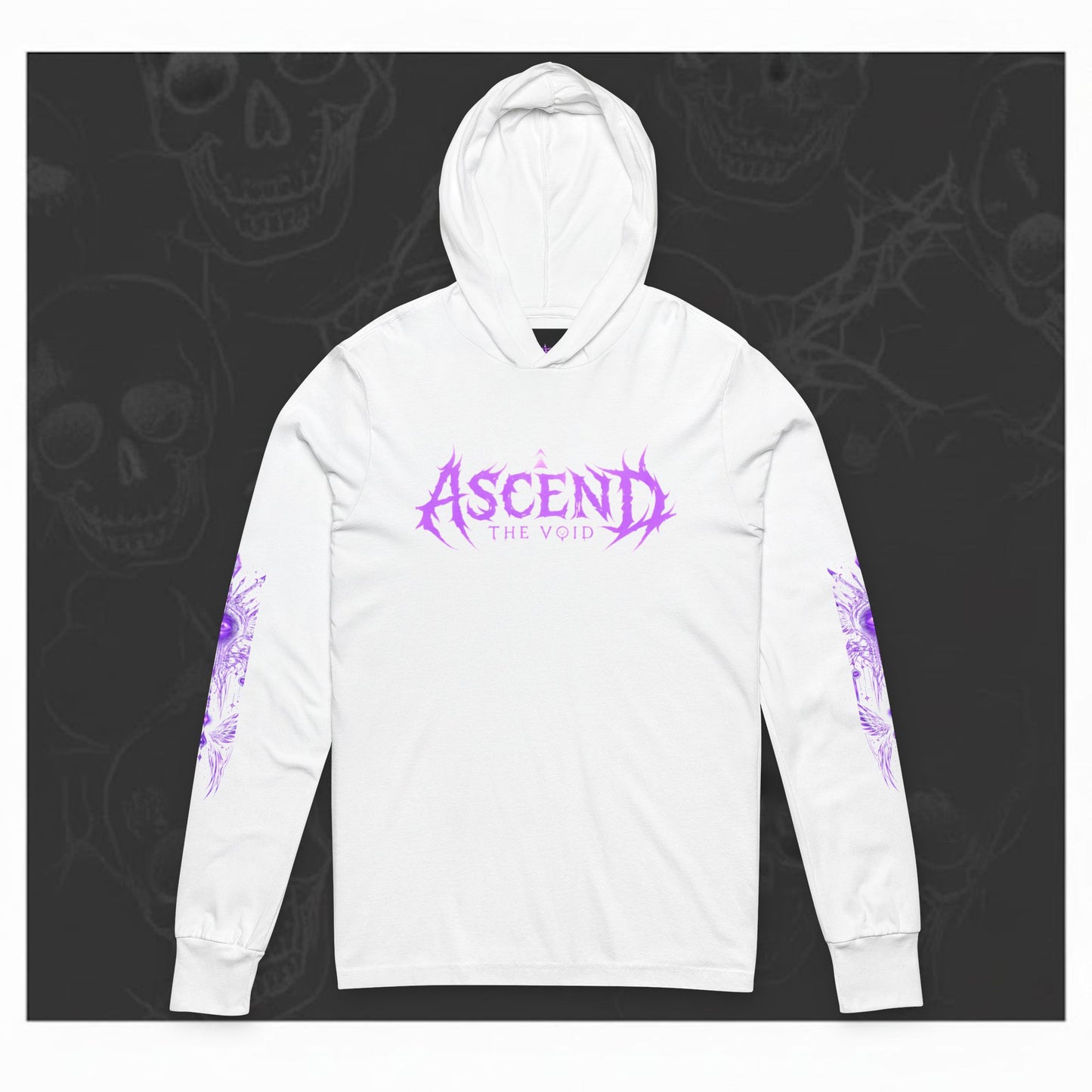 Evil Looking Cool Hoodie — Dark & Deceptive Vibes Hooded Tee /Ascend/The/Void/