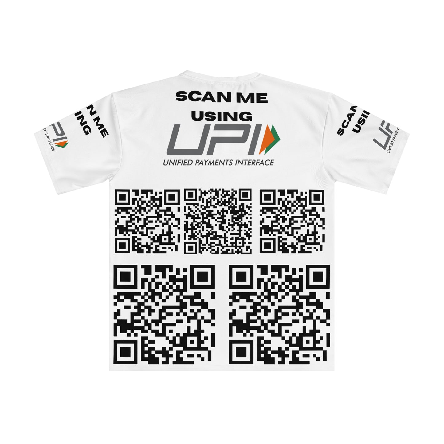 Ascend The Void X UPI Merch— Scan Me Using UPI Logo