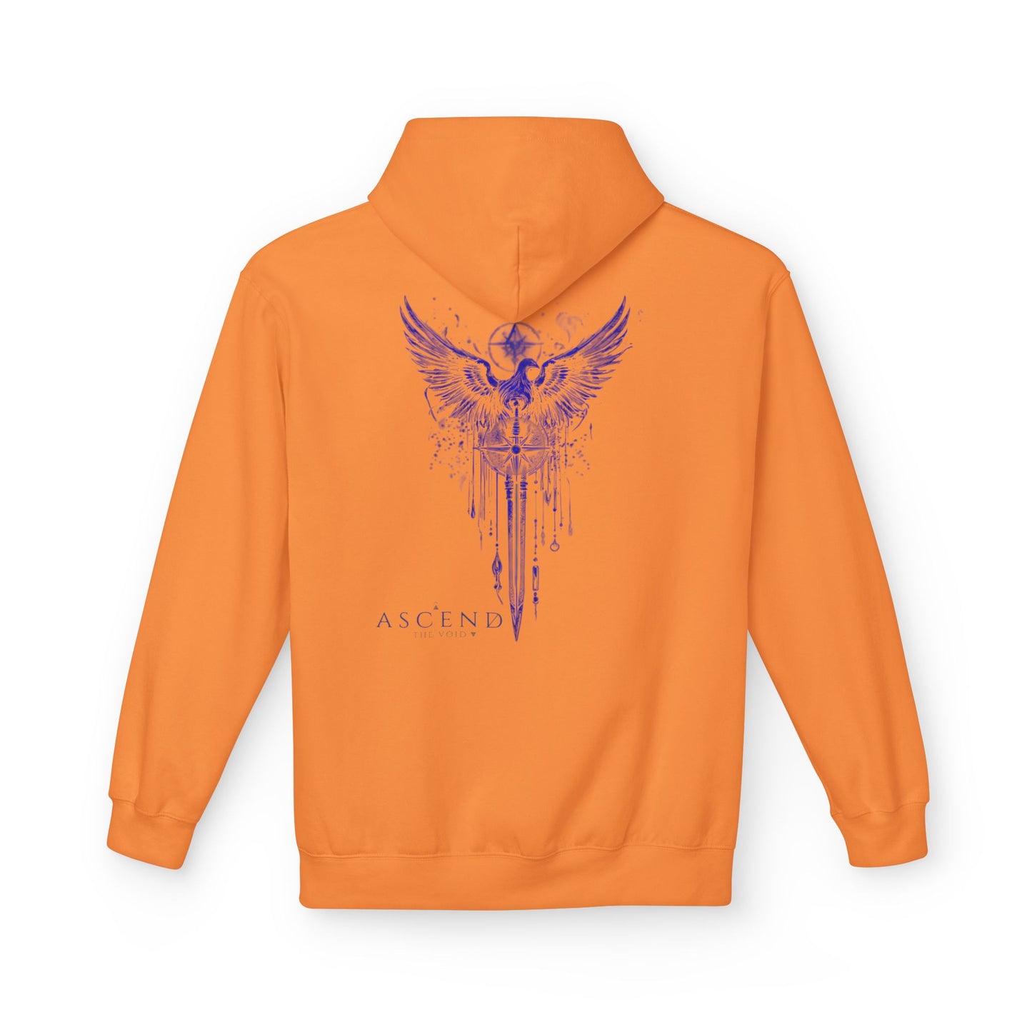 Dark Blue Eagle Wings Hoodie — Cool Aesthetic Patriotic Eagle Design Ascend The Void