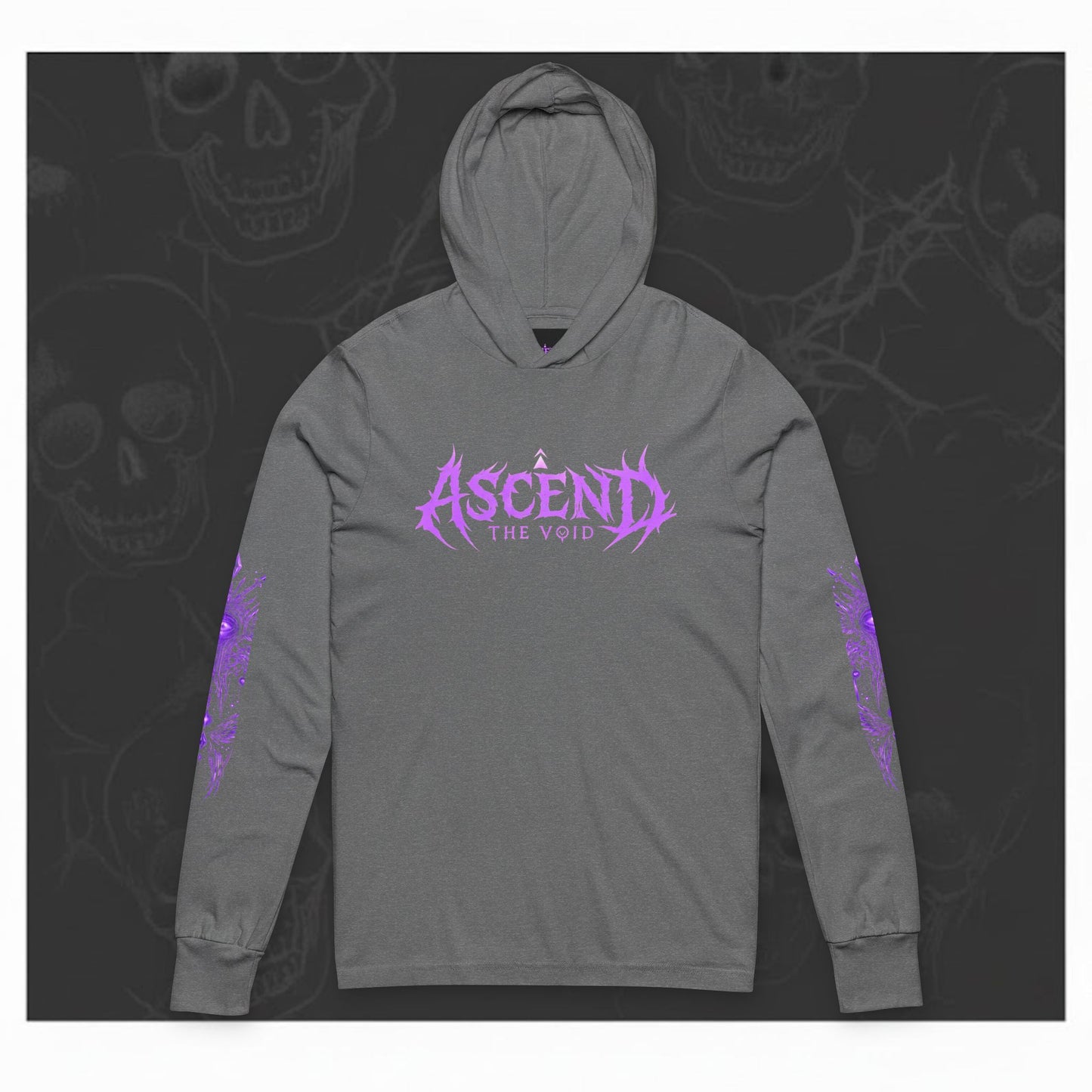 Evil Looking Cool Hoodie — Dark & Deceptive Vibes Hooded Tee /Ascend/The/Void/