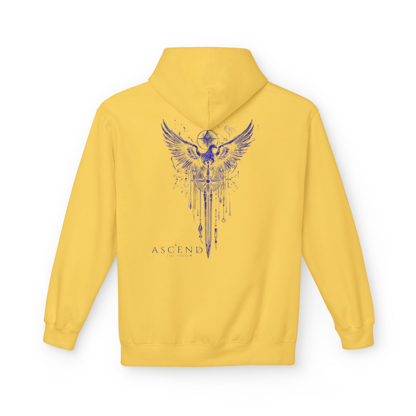 Dark Blue Eagle Wings Hoodie — Cool Aesthetic Patriotic Eagle Design Ascend The Void