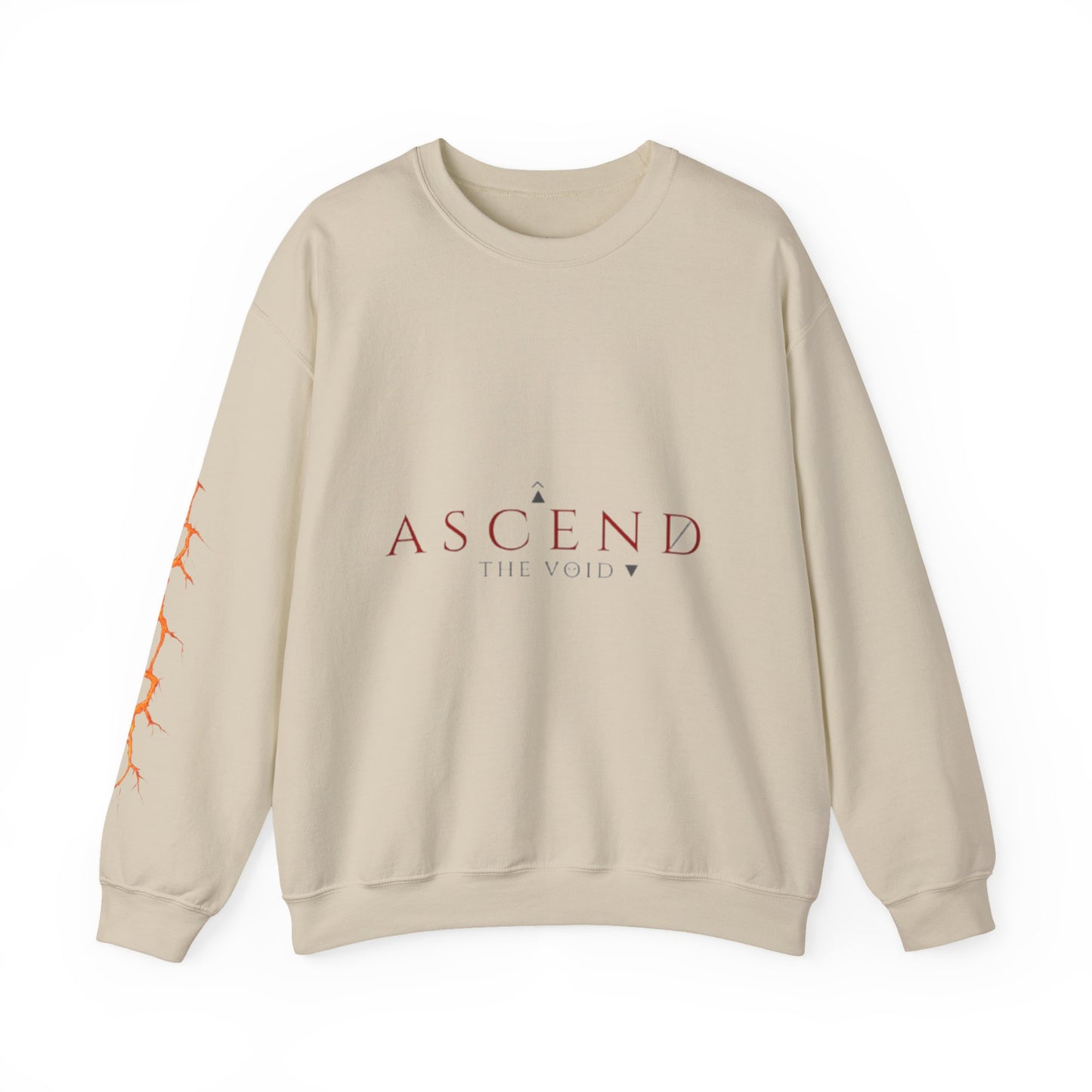 Cracked Sun Graphic Crewneck Sweatshirt
