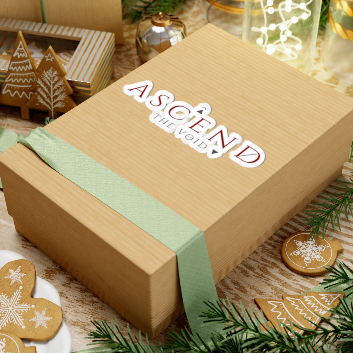 Ascend The Void Sticker — Minimalist Inspirational Laptop Decal