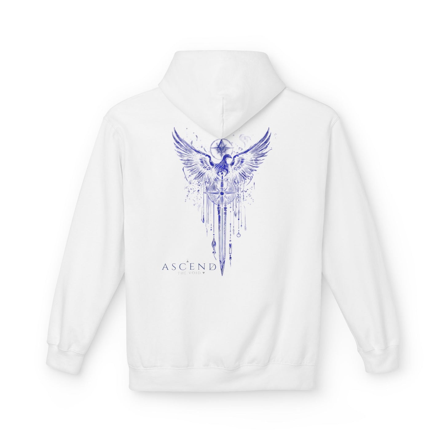 Dark Blue Eagle Wings Hoodie — Cool Aesthetic Patriotic Eagle Design Ascend The Void