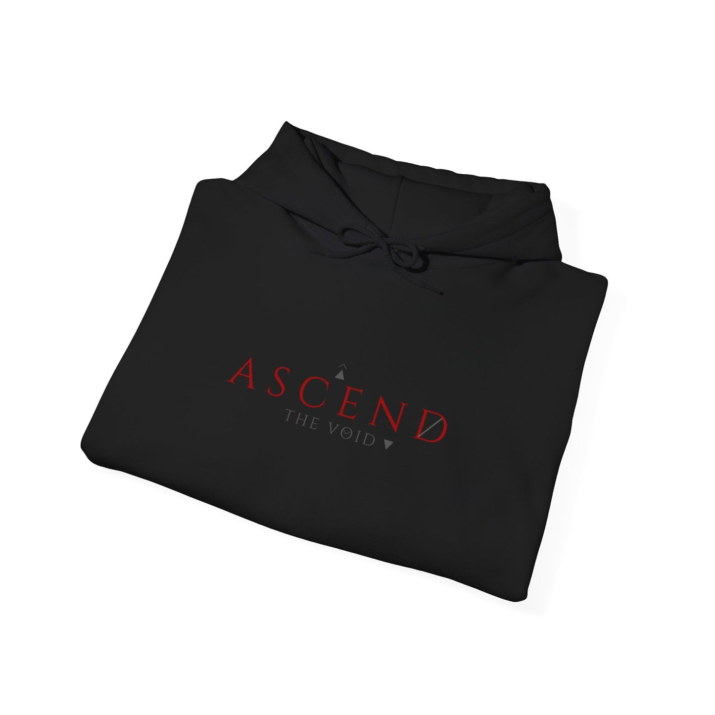 Hoodie — Gothic Pentagram Logo Hoodie (Red Sigil Back)