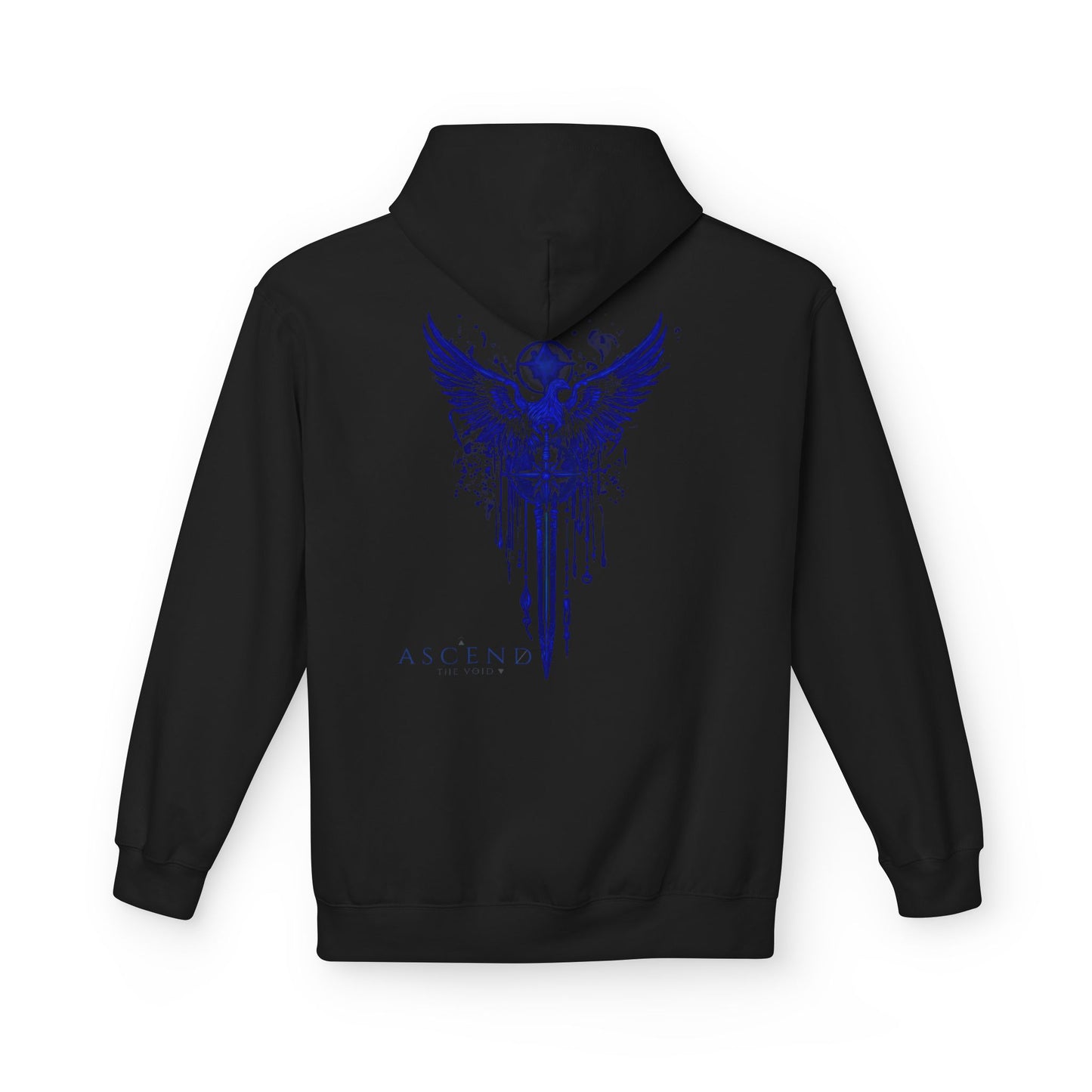 Dark Blue Eagle Wings Hoodie — Cool Aesthetic Patriotic Eagle Design Ascend The Void