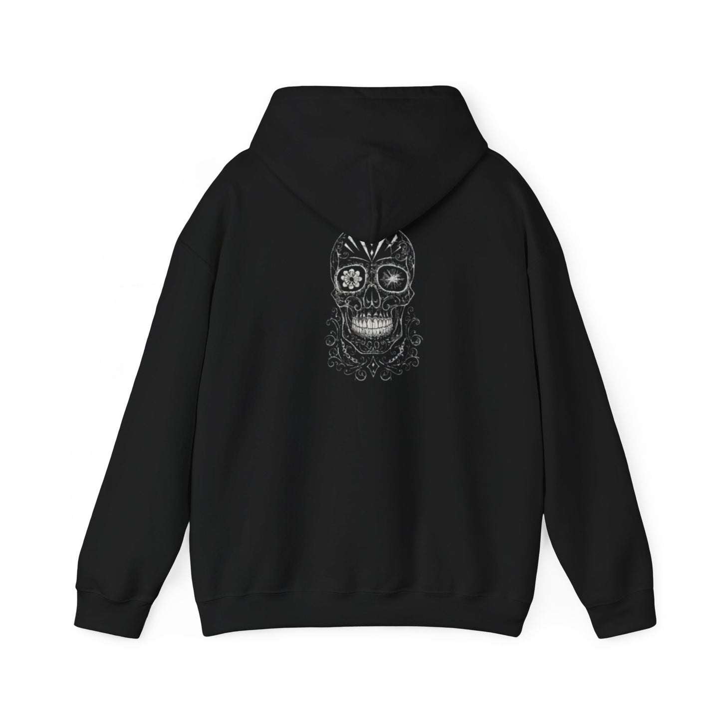 Dark Skull Hoodie - Premium Gildan 18500 Unisex Pullover / Ascend The Void
