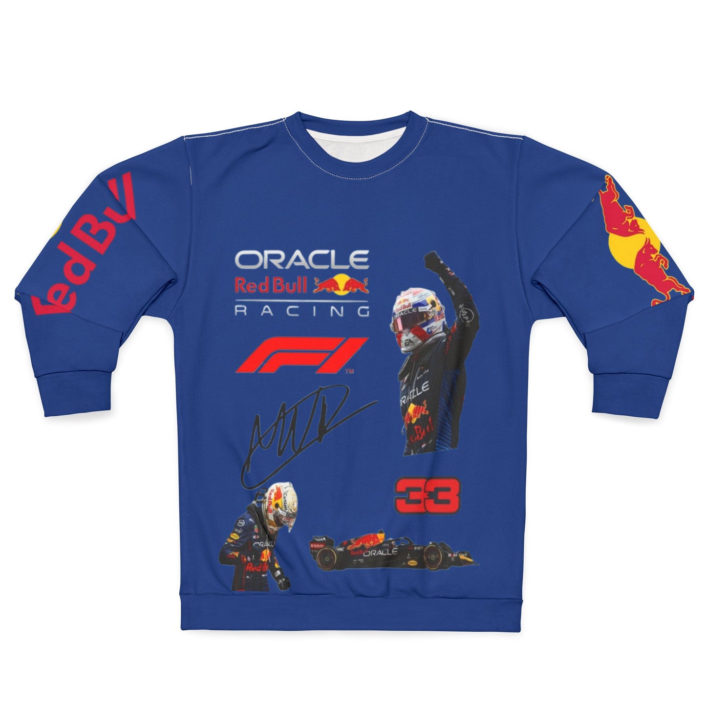 Red Bull Racing F1 Logo Sweatshirt — Oracle Team Motorsport Crewneck