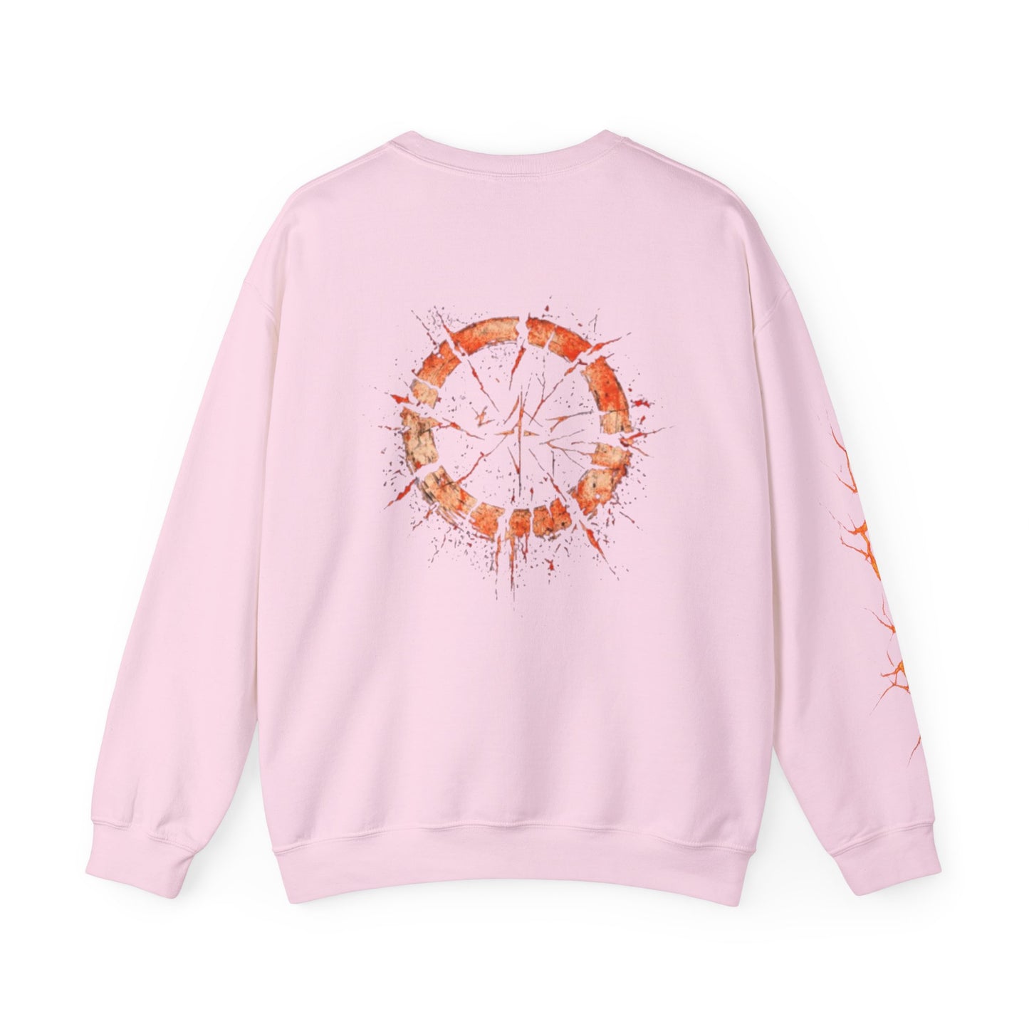 Cracked Sun Graphic Crewneck Sweatshirt