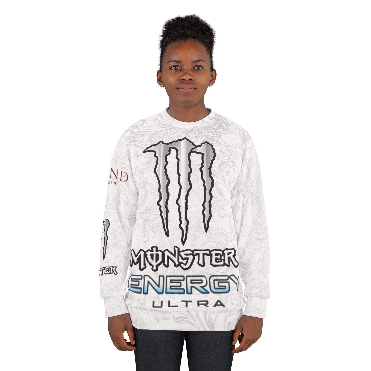 Sweatshirt — Monster Energy Ultra Logo All-Over Print Crewneck Energy Series-1