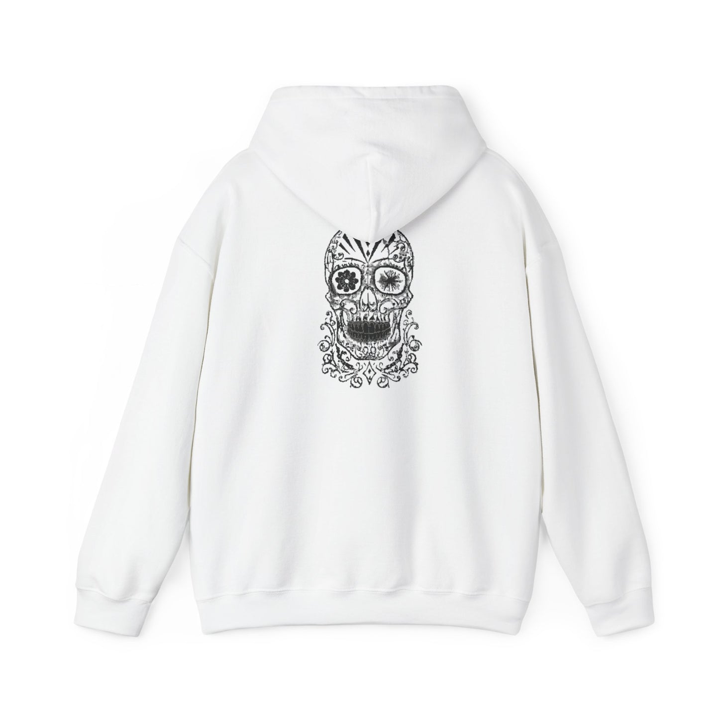 Dark Skull Hoodie - Premium Gildan 18500 Unisex Pullover / Ascend The Void