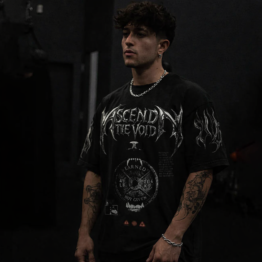 Mesh Graphic T‑Shirt