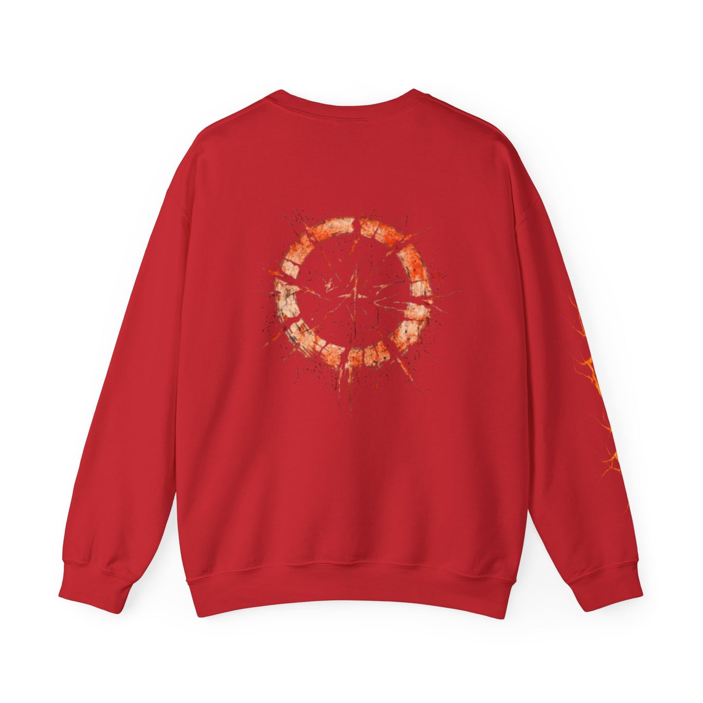 Cracked Sun Graphic Crewneck Sweatshirt