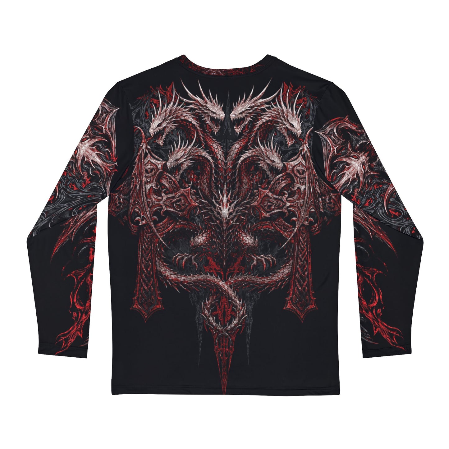 Summer Dragon Series-1  Long Sleeve polyester T-shirt
