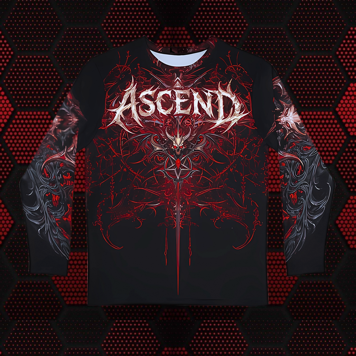 Summer Dragon Series-1  Long Sleeve polyester T-shirt