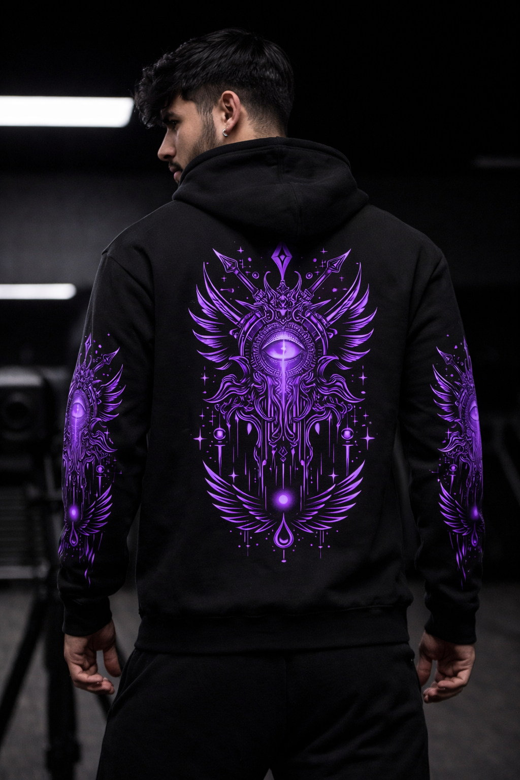 Evil Looking Cool Hoodie — Dark & Deceptive Vibes Hooded Tee /Ascend/The/Void/