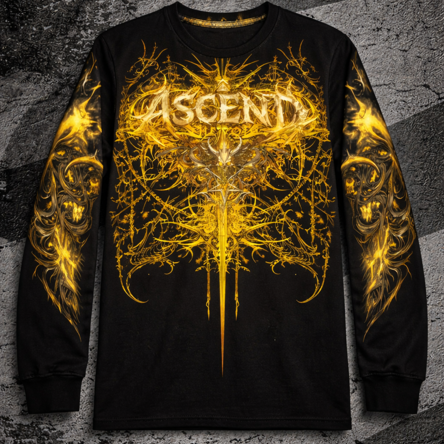 Summer Dragon Series-2 Long Sleeve TShirt polyester Ascend The Void