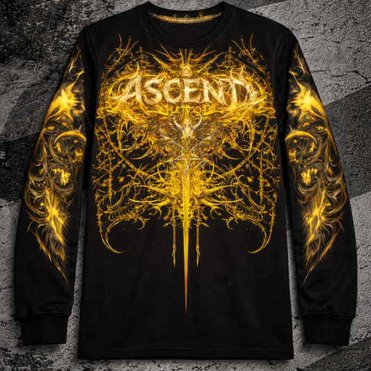 Summer Dragon Series-2 Long Sleeve TShirt polyester Ascend The Void