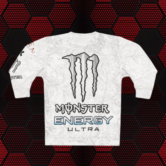 Sweatshirt — Monster Energy Ultra Logo All-Over Print Crewneck Energy Series-1