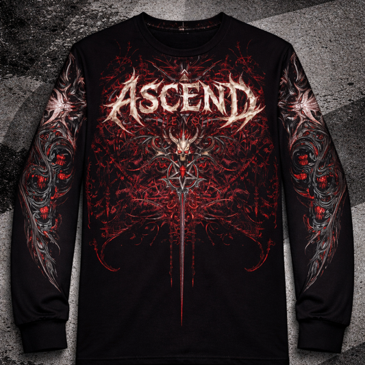 Summer Dragon Series-1  Long Sleeve polyester T-shirt
