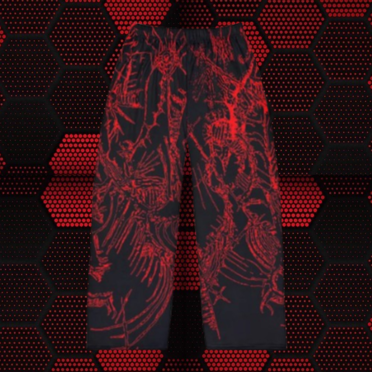 Red Skeleton Joggers