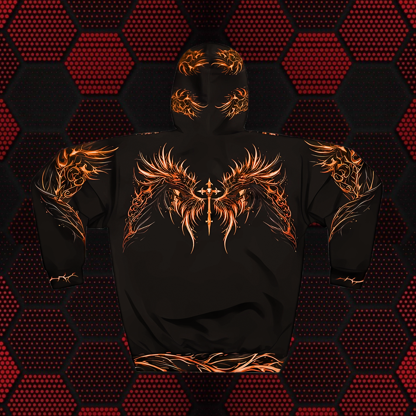Ascend the Void Sigil Hoodie — Dark Sigil Evil Design Black Pullover