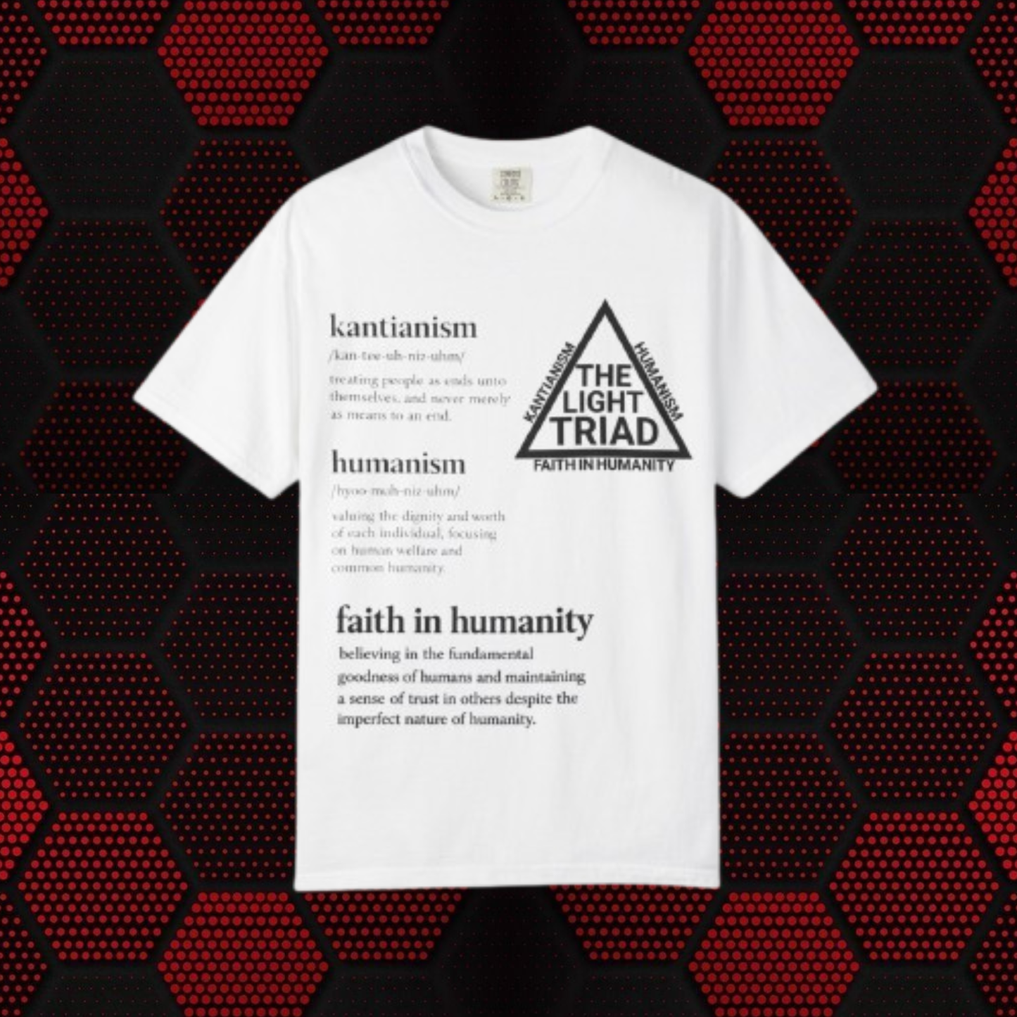 Light Triad Personality T-Shirt — Ascend the Void