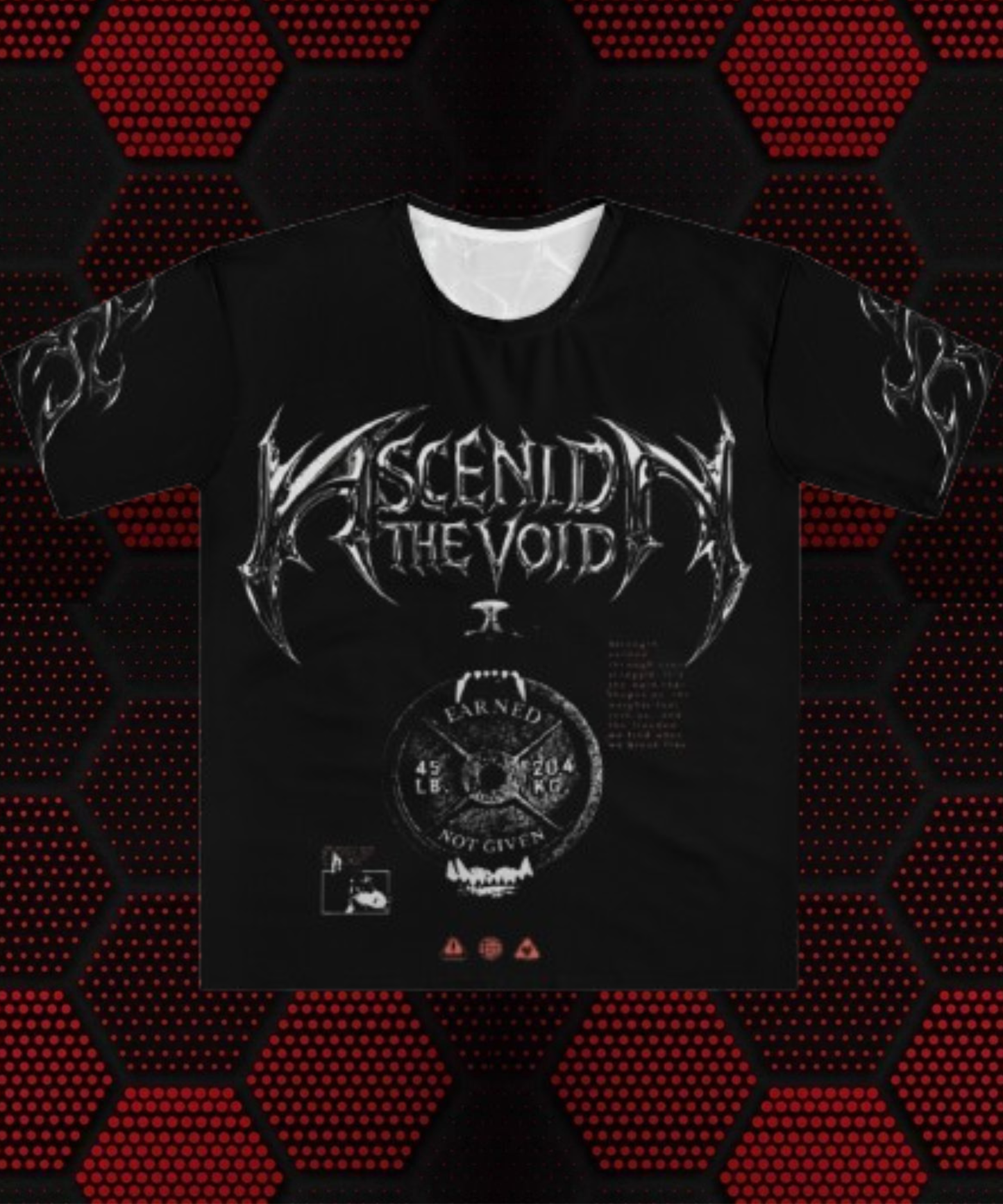 Mesh Graphic T‑Shirt