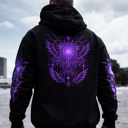 Evil Looking Cool Hoodie — Dark & Deceptive Vibes Hooded Tee /Ascend/The/Void/