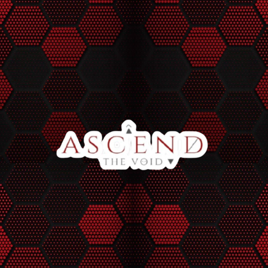Ascend The Void Sticker — Minimalist Inspirational Laptop Decal